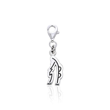 Reiki Symbol Silver Clip Charm TWC035 - Jewelry